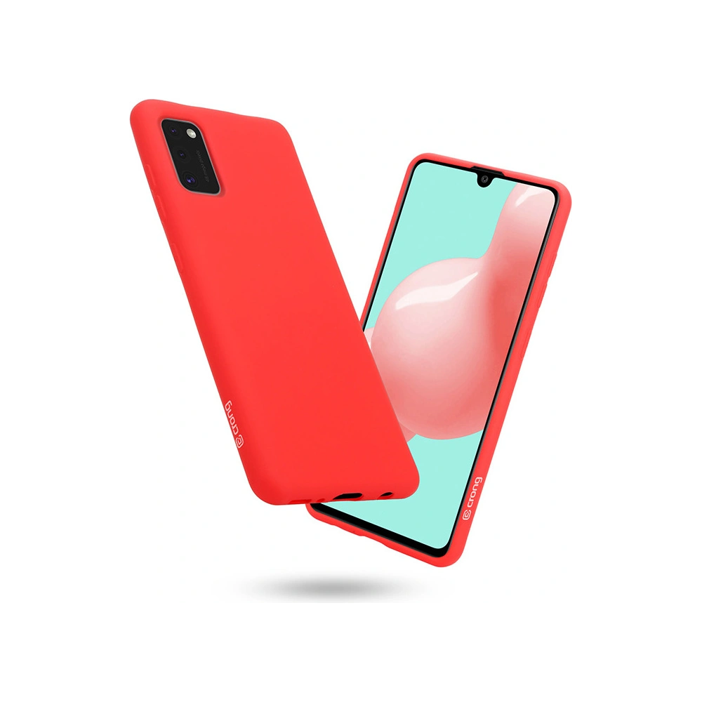 Hurtownia GSM - Etui Crong Color Cover Samsung Galaxy A41 (roșu) - CRG223 - {ean13} - Hurt