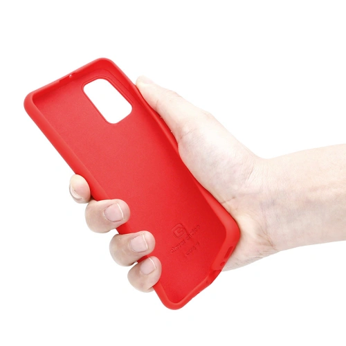 Etui Crong Color Cover Samsung Galaxy A41 (czerwony)