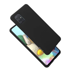Hurtownia GSM - Etui Crong színes borító Samsung Galaxy A71 (fekete) - CRG224 - {ean13} - Hurt