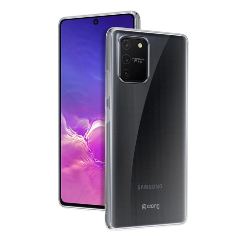 Etui Crong Crystal Slim Cover Samsung Galaxy S10 Lite (przezroczysty)