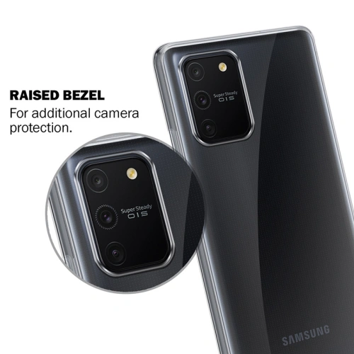 Etui Crong Crystal Slim Cover Samsung Galaxy S10 Lite (przezroczysty)