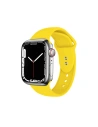 Pasek Crong Liquid Apple Watch 4/5/6/7/SE/8/9/10 40/41/42mm (žlutý)