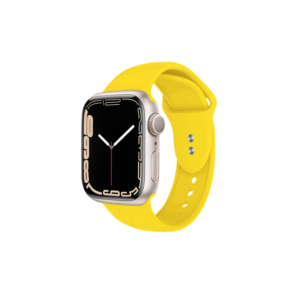 Band Crong Liquid Apple Watch 4/5/6/7/SE/8/9/Ultra 44/45/49mm (yellow)