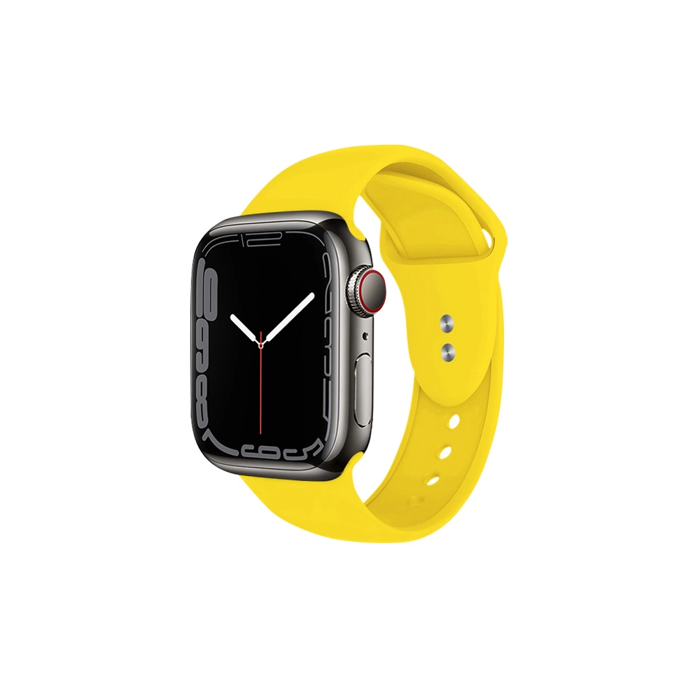 Band Crong Liquid Apple Watch 4/5/6/7/SE/8/9/Ultra 44/45/49mm (yellow)