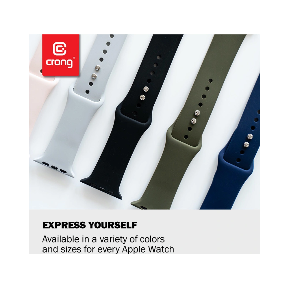 Hurtownia GSM - Pasek Crong Liquid Apple Watch 4/5/6/7/SE/8/9/10 40/41/42mm (niebieski) - CRG233 - {ean13} - Hurt