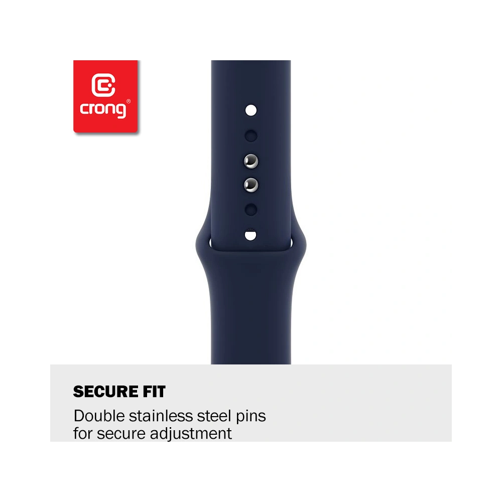 Hurtownia GSM - Pasek Crong Liquid Apple Watch 4/5/6/7/SE/8/9/10 40/41/42mm (niebieski) - CRG233 - {ean13} - Hurt