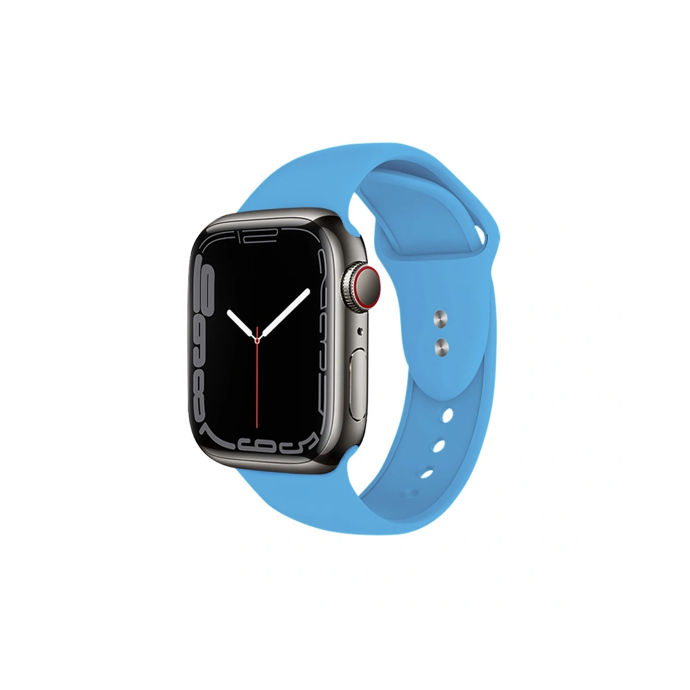 Belt Crong Liquid Apple Watch 4/5/6/7/SE/8/9/Ultra 44/45/49mm (blue)