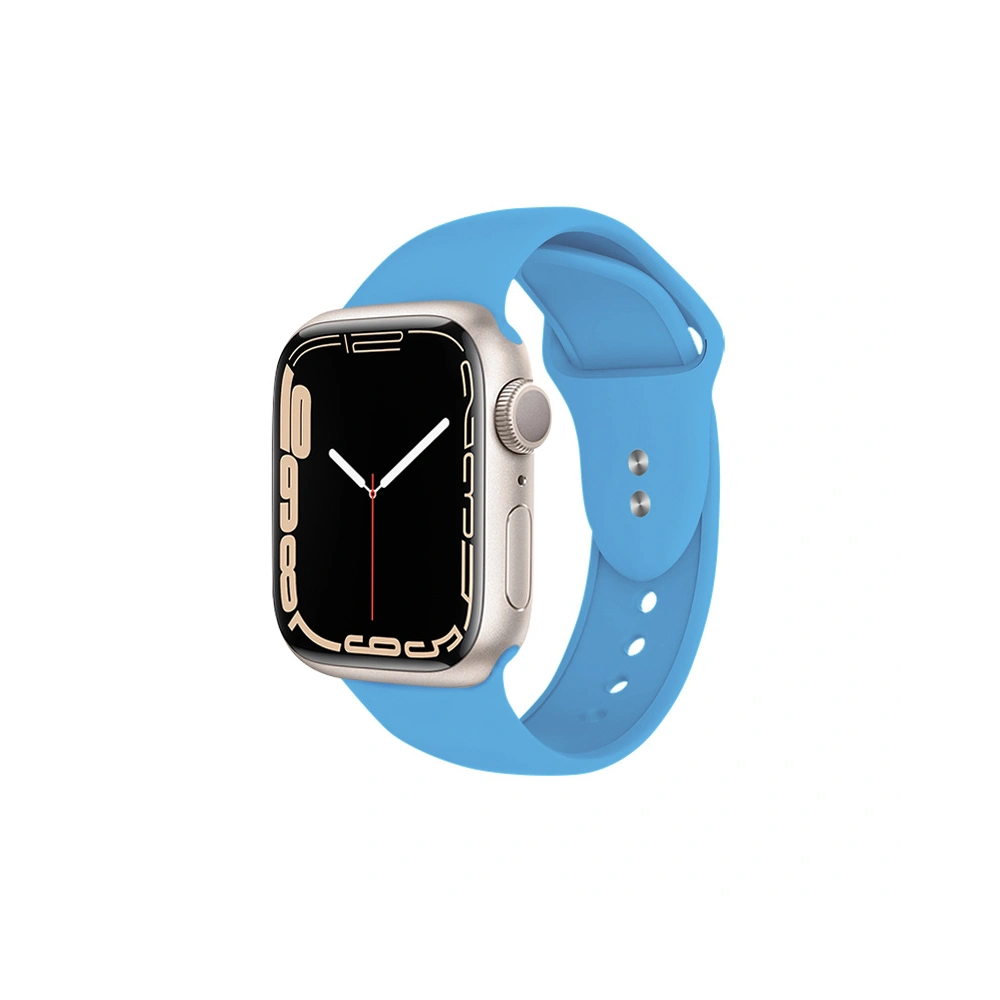 Belt Crong Liquid Apple Watch 4/5/6/7/SE/8/9/Ultra 44/45/49mm (blue)