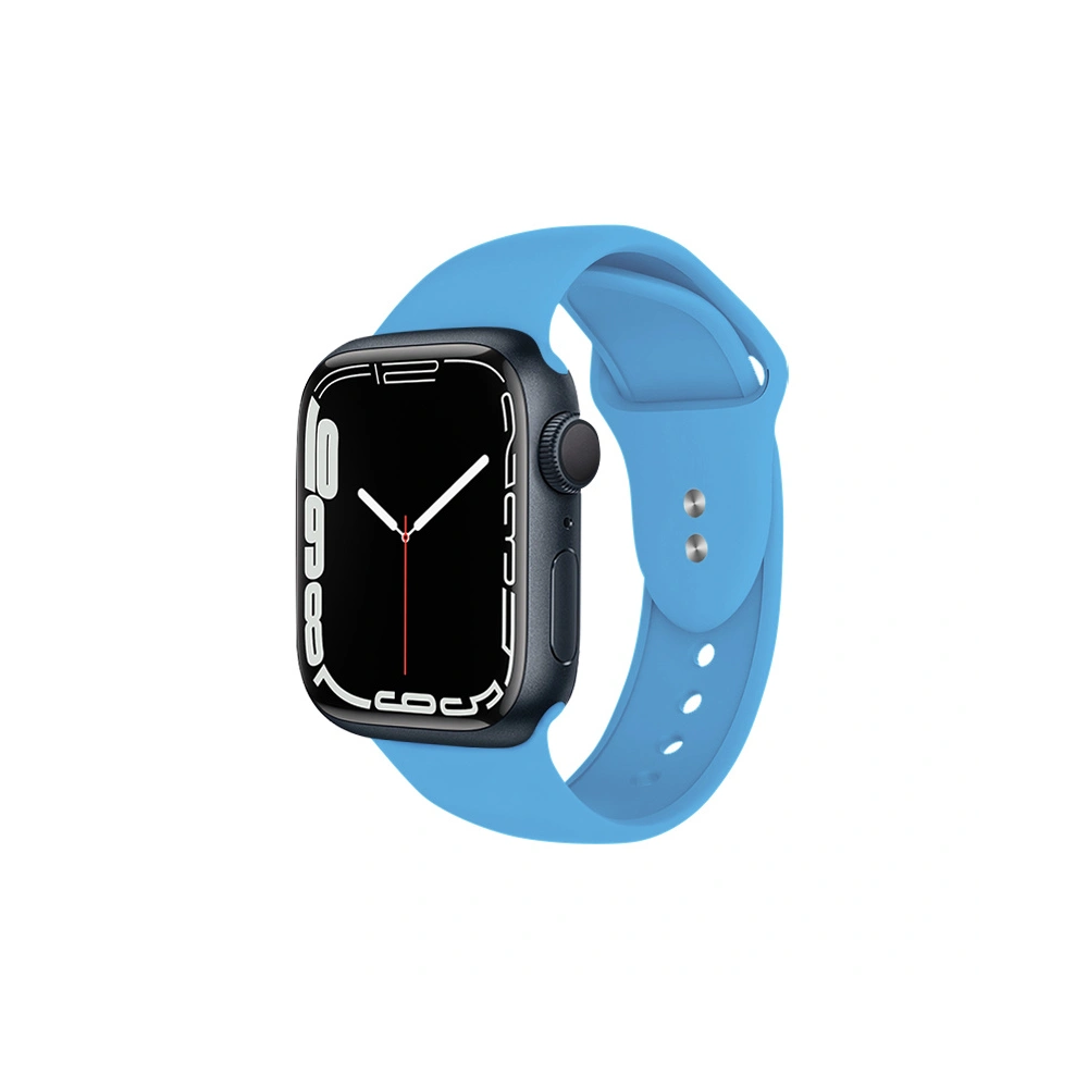 Belt Crong Liquid Apple Watch 4/5/6/7/SE/8/9/Ultra 44/45/49mm (blue)