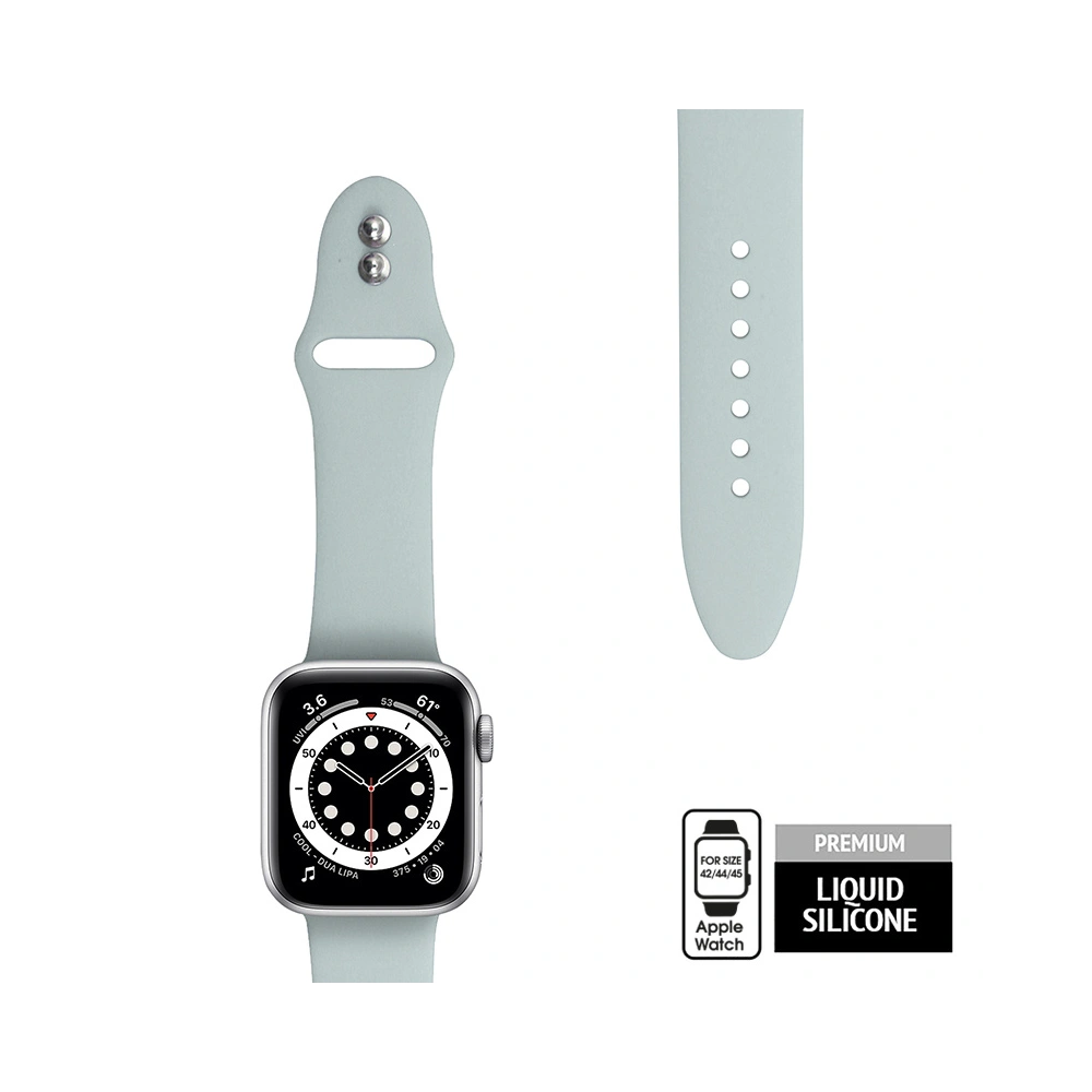 Band Crong Liquid Apple Watch 4/5/6/7/SE/8/9/Ultra 44/45/49mm (mint)