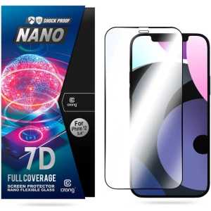 Hurtownia GSM - Hybriertes Glas Crong 7D Nano Flexibles Glas Apple iPhone 12 mini - CRG238 - {ean13} - Hurt