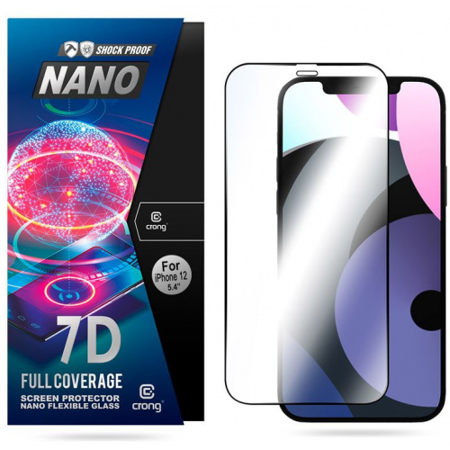 Crong Distributor - 5907731985628 - CRG238 - Crong 7D Nano Flexible Glass Apple iPhone 12 mini - B2B homescreen