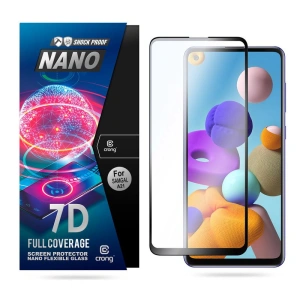 Hurtownia GSM - Hybriertes Glas Crong 7D Nano Flexibles Glas Samsung Galaxy A21s - CRG241 - {ean13} - Hurt