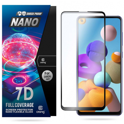 Crong Distributor - 5907731985659 - CRG241 - Crong 7D Nano Flexible Glass Samsung Galaxy A21s - B2B homescreen