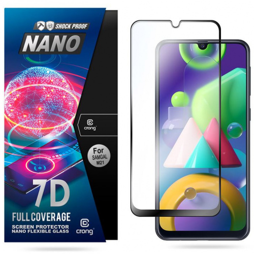 Crong Distributor - 5907731985666 - CRG242 - Crong 7D Nano Flexible Glass Samsung Galaxy M21 - B2B homescreen
