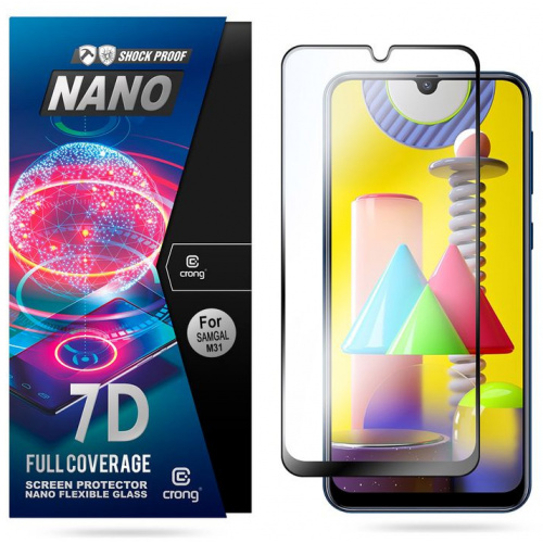 Crong Distributor - 5907731985680 - CRG244 - Crong 7D Nano Flexible Glass Samsung Galaxy M31 - B2B homescreen