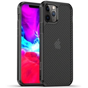 Hurtownia GSM - Etui Crong Hybrid Carbon Apple iPhone 12 Pro Max (černý) - CRG252 - {ean13} - Hurt