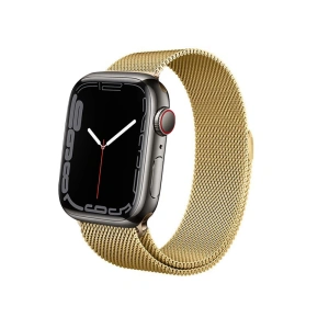 Hurtownia GSM - Bransoleta Crong Milano Steel Apple Watch 4/5/6/7/SE/8/9/Ultra 44/45/49mm (zlatý) - CRG253 - {ean13} - Hurt