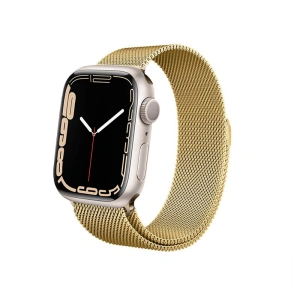 Hurtownia GSM - Bransoleta Crong Milano Steel Apple Watch 4/5/6/7/SE/8/9/Ultra 44/45/49mm (zlatý) - CRG253 - {ean13} - Hurt