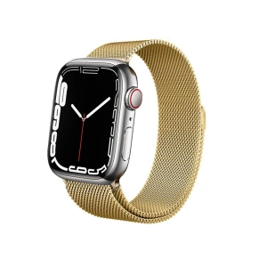 Hurtownia GSM - Bransoleta Crong Milano Steel Apple Watch 4/5/6/7/SE/8/9/Ultra 44/45/49mm (zlatý) - CRG253 - {ean13} - Hurt