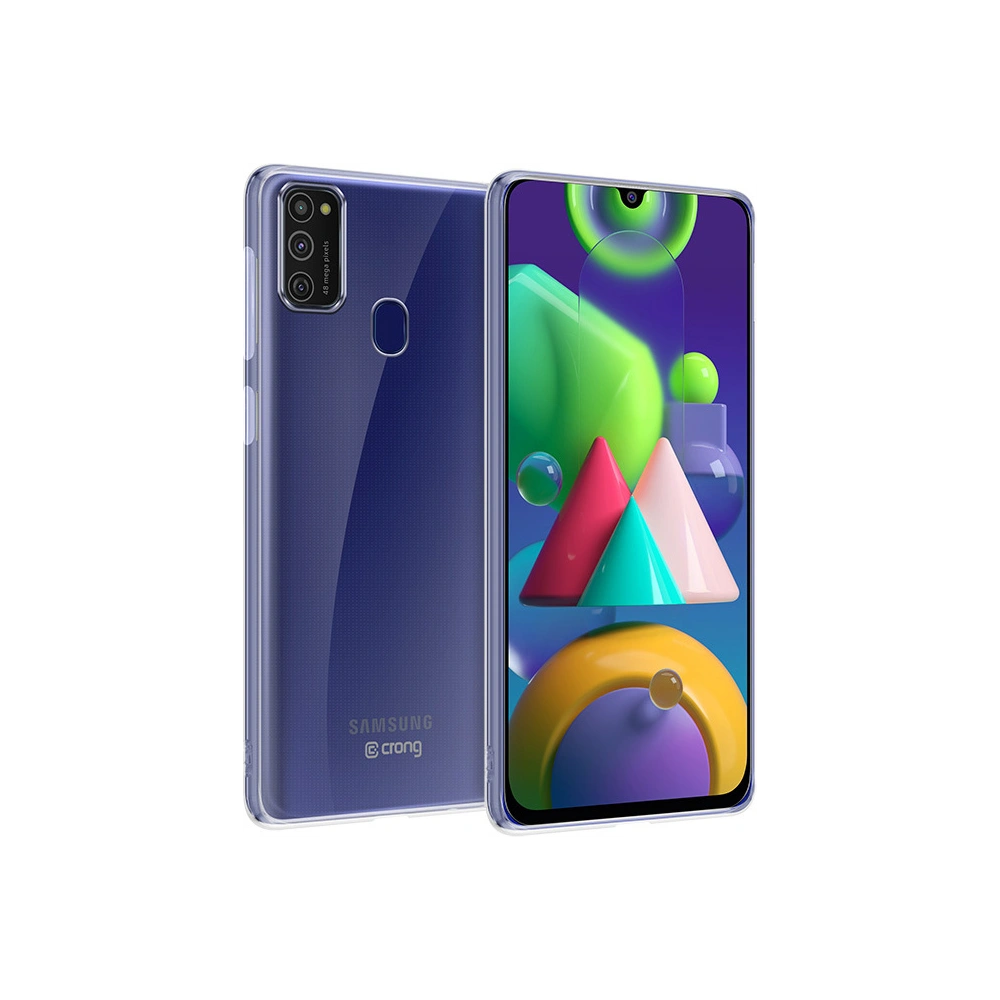 Hurtownia GSM - Etui Crong Crystal Slim Cover Samsung Galaxy M21 (transparent) - CRG259 - {ean13} - Hurt