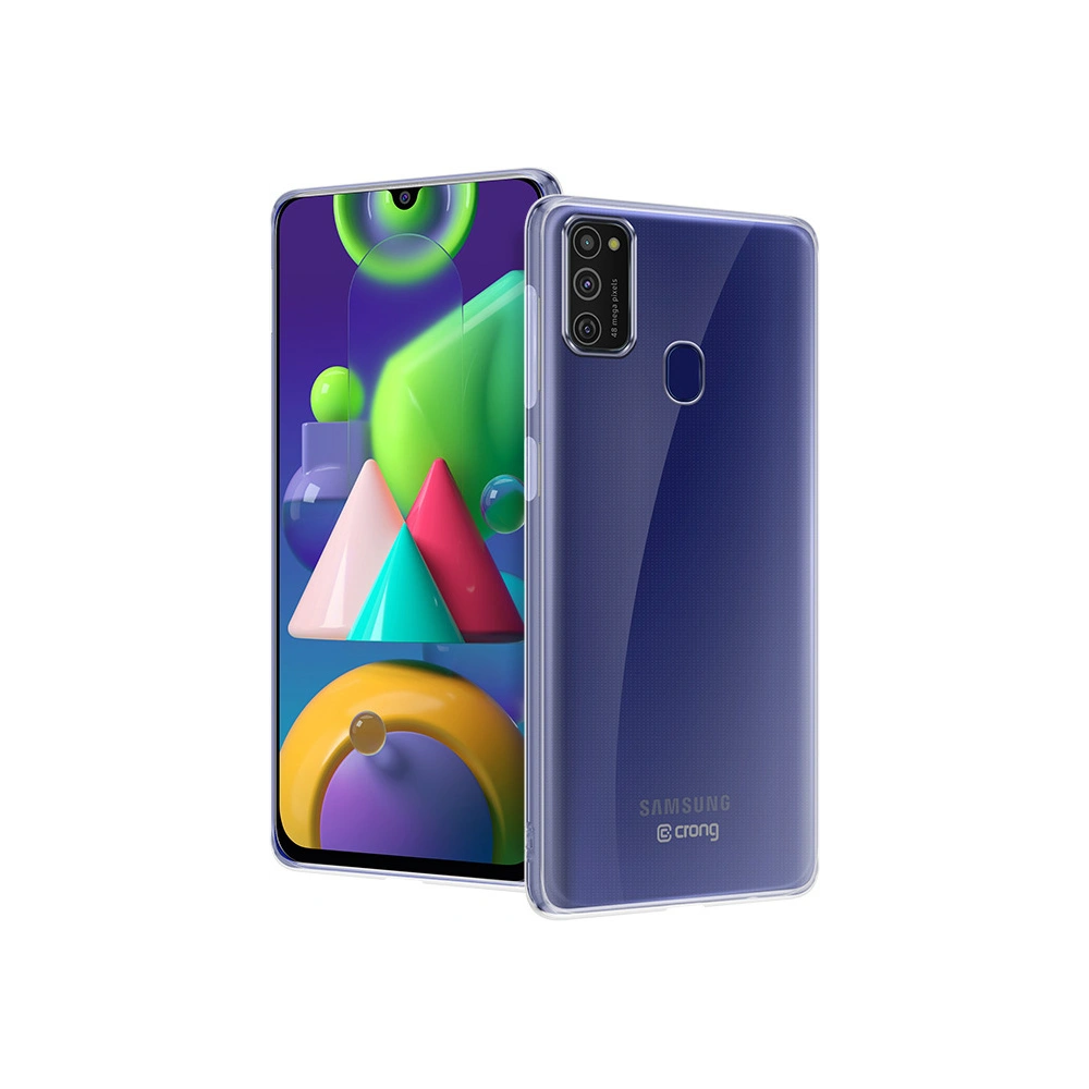 Hurtownia GSM - Etui Crong Crystal Slim Cover Samsung Galaxy M21 (átlátszó) - CRG259 - {ean13} - Hurt