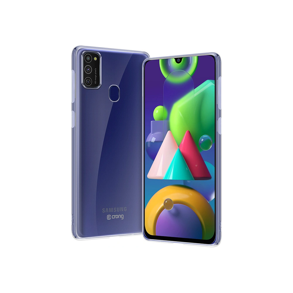 Hurtownia GSM - Etui Crong Crystal Slim Cover Samsung Galaxy M21 (transparent) - CRG259 - {ean13} - Hurt