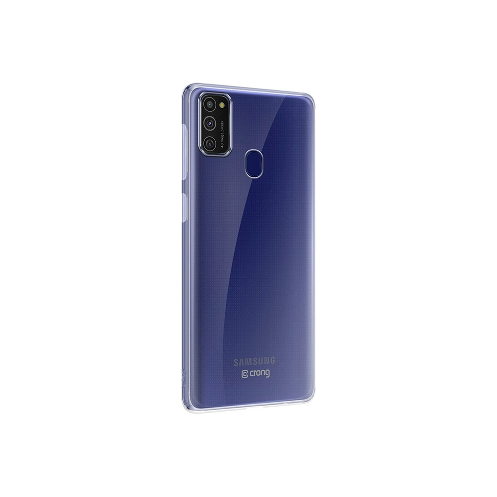 Hurtownia GSM - Etui Crong Crystal Slim Cover Samsung Galaxy M21 (átlátszó) - CRG259 - {ean13} - Hurt
