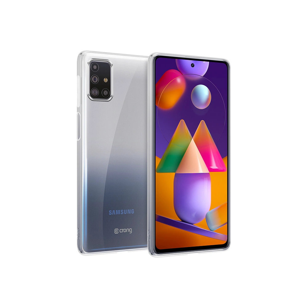 Hurtownia GSM - Etui Crong Crystal Slim Cover Samsung Galaxy M31s (průhledný) - CRG260 - {ean13} - Hurt