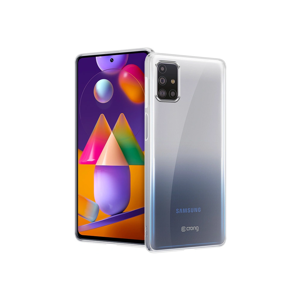 Hurtownia GSM - Case Crong Crystal Slim Cover Samsung Galaxy M31s (transparent) - CRG260 - {ean13} - Hurt