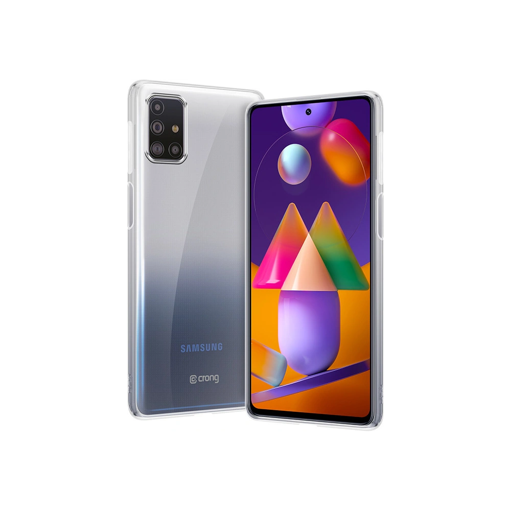 Hurtownia GSM - Etui Crong Crystal Slim Cover Samsung Galaxy M31s (průhledný) - CRG260 - {ean13} - Hurt