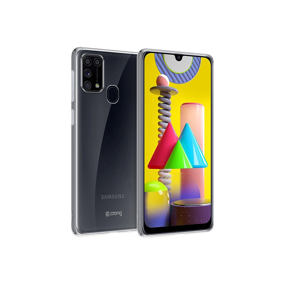 Hurtownia GSM - Etui Crong Crystal Slim Cover Samsung Galaxy M31 (transparent) - CRG261 - {ean13} - Hurt
