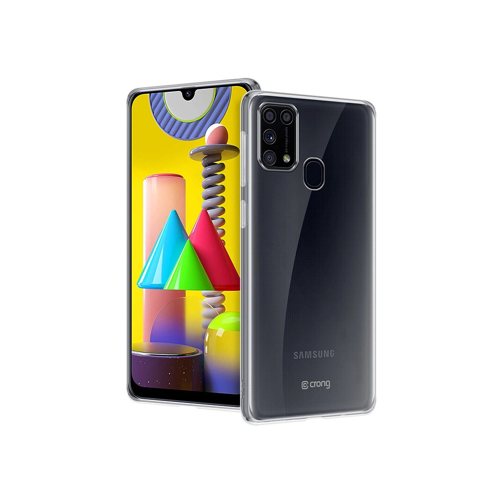Hurtownia GSM - Etui Crong Crystal Slim Cover Samsung Galaxy M31 (transparent) - CRG261 - {ean13} - Hurt