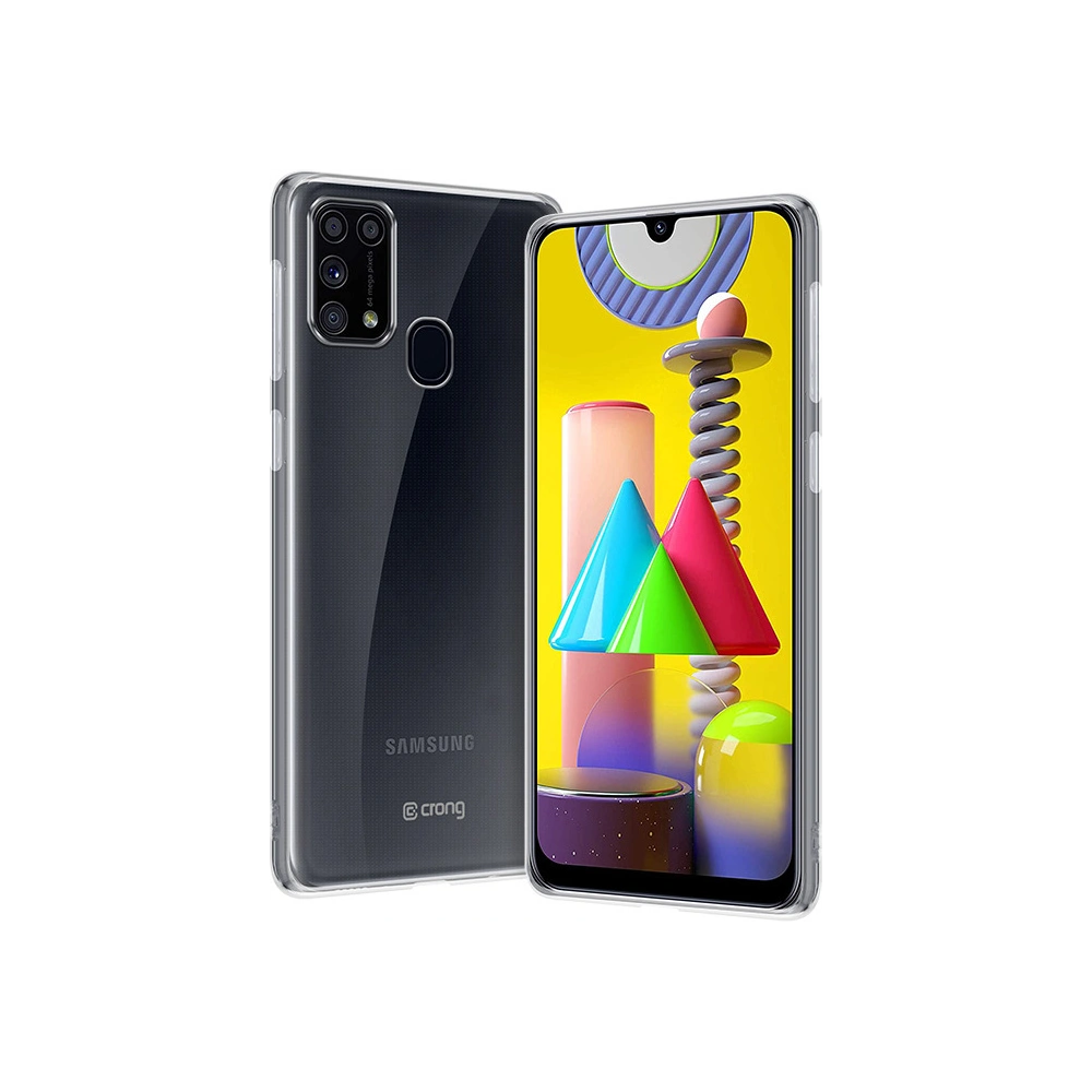 Hurtownia GSM - Etui Crong Crystal Slim Cover Samsung Galaxy M31 (transparent) - CRG261 - {ean13} - Hurt