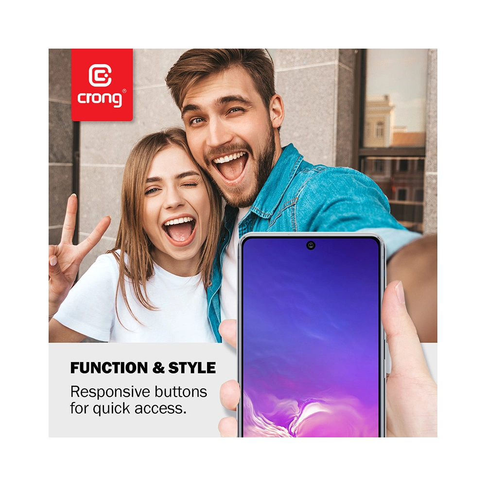 Hurtownia GSM - Etui Crong Crystal Slim Cover Samsung Galaxy M31 (transparent) - CRG261 - {ean13} - Hurt