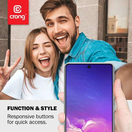 Etui Crong Crystal Slim Cover Xiaomi Mi 10 Lite (przezroczysty)