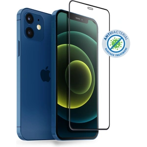Hurtownia GSM - Gehärtetes Glas Crong Anti-Bakteriell 3D Rüstungs Glas Apple iPhone 12 mini + Installationsrahmen - CRG263 - {ean13} - Hurt