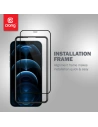 Hurtownia GSM - Gehärtetes Glas Crong Anti-Bakteriell 3D Rüstungs Glas Apple iPhone 12 mini + Installationsrahmen - CRG263 - {ean13} - Hurt