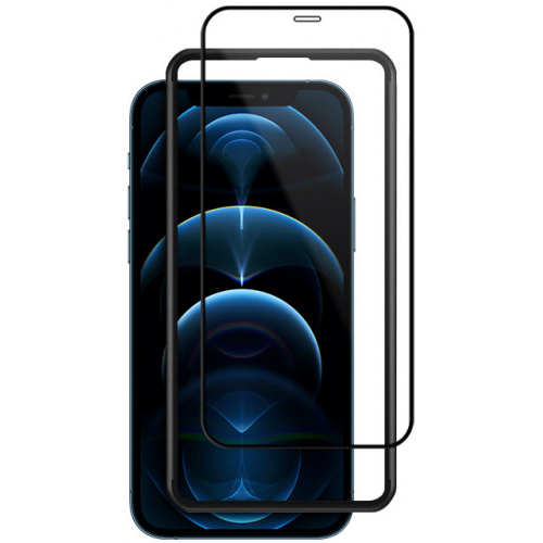 Hurtownia Crong - 5907731986984 - CRG264 - Szkło hartowane Crong Anti-Bacterial 3D Armour Glass Apple iPhone 12/12 Pro + ramka instalacyjna - B2B homescreen