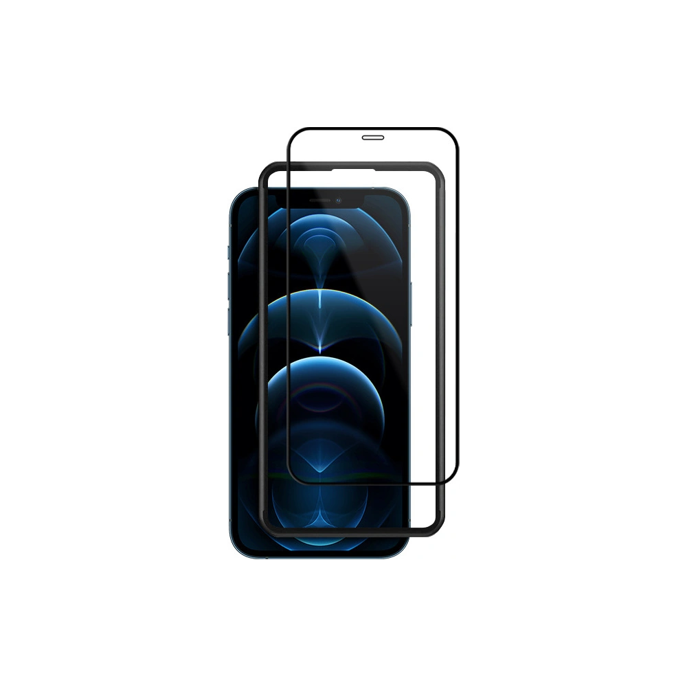 Wholesale Crong Anti-Bacterial 3D Armour Glass Apple iPhone 12/12 Pro + installation frame - CRG264 - {ean13} - Hurt