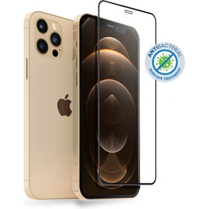 Hurtownia GSM - Tvrzené sklo Crong Anti-Bacterial 3D Armour Glass Apple iPhone 12 Pro Max + instalační rámeček - CRG265 - {ean13} - Hurt