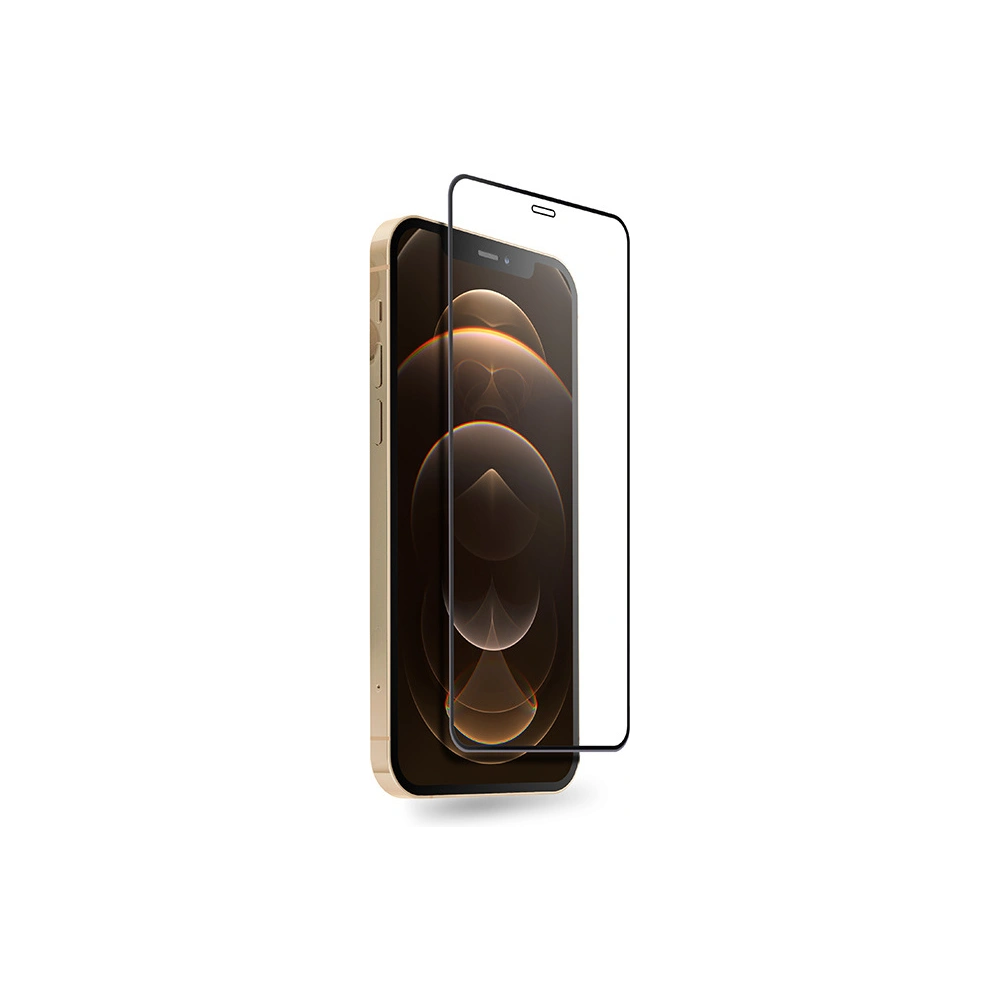 Hurtownia GSM - Edzett üveg Crong Antibakteriális 3D Páncél Üveg Apple iPhone 12 Pro Max + telepítő keret - CRG265 - {ean13} - Hurt