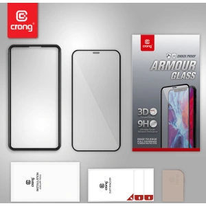 Hurtownia GSM - Tvrzené sklo Crong Anti-Bacterial 3D Armour Glass Apple iPhone 12 Pro Max + instalační rámeček - CRG265 - {ean13} - Hurt