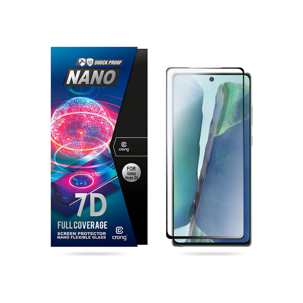 Hurtownia GSM - Hibrid üveg Crong 7D Nano Rugalmas Üveg Samsung Galaxy Note 20 - CRG266 - {ean13} - Hurt