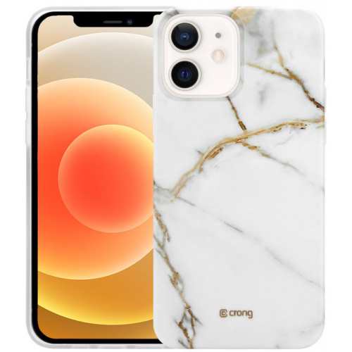 Crong Distributor - 5907731986700 - CRG275 - Crong Marble Case Apple iPhone 12 mini (white) - B2B homescreen