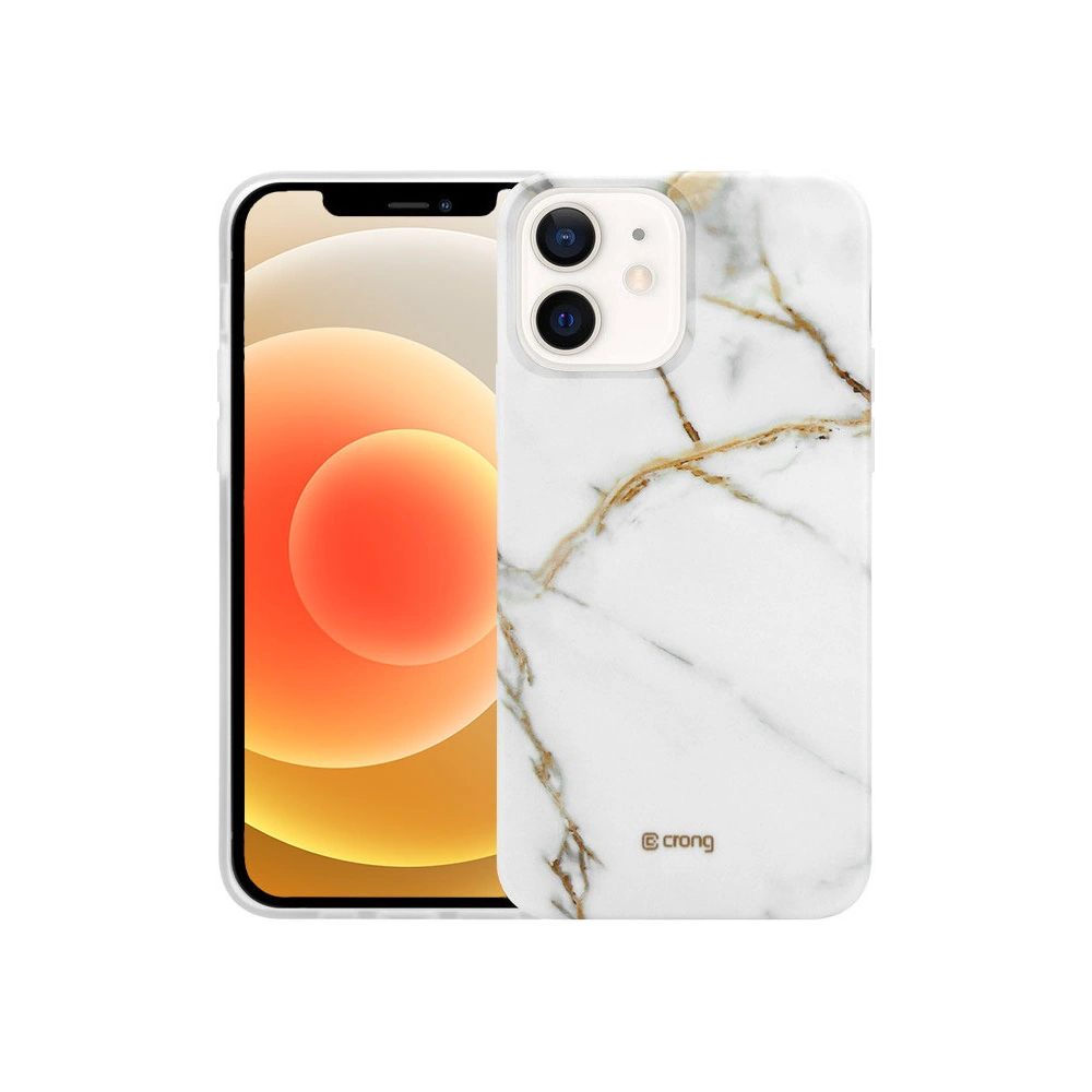 Hurtownia GSM - Case Crong Marble Case Apple iPhone 12 mini (weiß) - CRG275 - {ean13} - Hurt