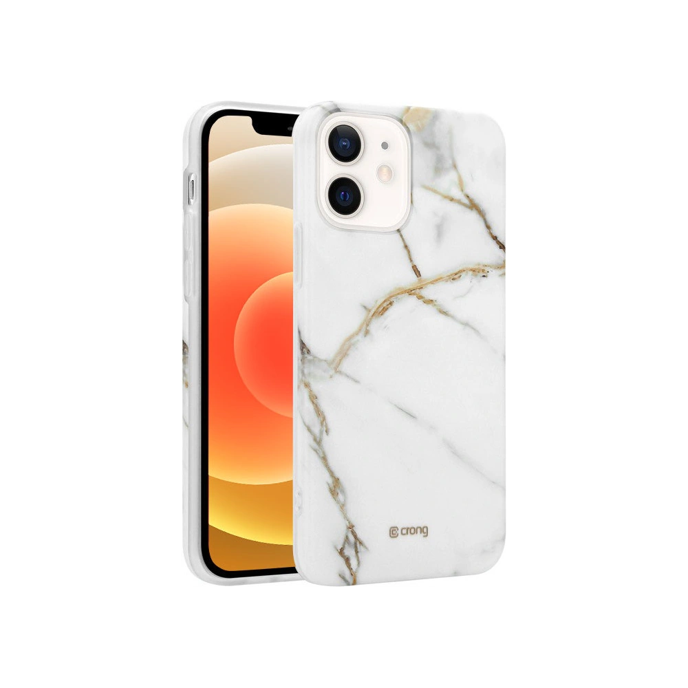 Hurtownia GSM - Case Crong Marble Case Apple iPhone 12 mini (weiß) - CRG275 - {ean13} - Hurt