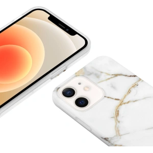 Hurtownia GSM - Case Crong Marble Case Apple iPhone 12 mini (weiß) - CRG275 - {ean13} - Hurt
