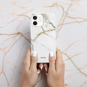 Hurtownia GSM - Case Crong Marble Case Apple iPhone 12 mini (weiß) - CRG275 - {ean13} - Hurt