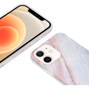 Hurtownia GSM - Case Crong Marble Case Apple iPhone 12 mini (rosa) - CRG276 - {ean13} - Hurt